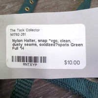 Nylon Halter, snap *vgc, clean, dusty seams, oxidized?spots
