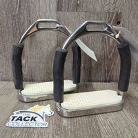 v.soft Flexi Stirrups, grips *xc/like new, mnr scuffs, stains & fading
