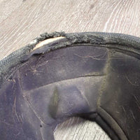 No Turn Bell Boots, Velcro *fair, faded, v.torn/holey edges, hairy, rubs, velcro threads
