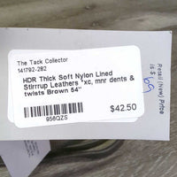 Thick Soft Nylon Lined Stirrrup Leathers *xc, mnr dents & twists
