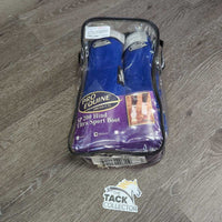 Closed Hind Neoprene Sport Boots, velcro, bag *xc/vgc, clean, mnr stains, residue & Hair
