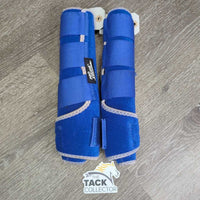Closed Hind Neoprene Sport Boots, velcro, bag *xc/vgc, clean, mnr stains, residue & hair
