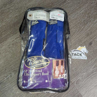 Closed Hind Neoprene Sport Boots, velcro, bag *xc/vgc, clean, mnr stains, residue & hair
