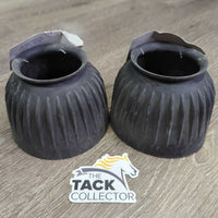 Ribbed Rubber Bell Boots, Pull on *gc, dirty, faded, residue, scratches, rubs
