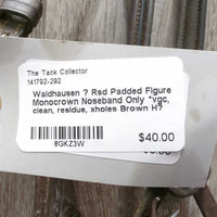 Rsd Padded Figure Monocrown Noseband Only *vgc, clean, residue, xholes
