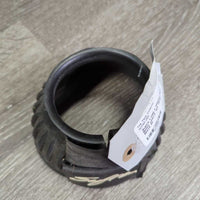 1 ONLY Ribbed Rubber Bell Boot, velcro *vgc, dirty, faded, rubs
