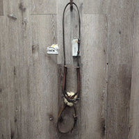 Rsd/Padded Figure 8 Noseband Only, Sheepskin Noseband *vgc, clean, v.mnr rubs, scrapes, residue & scuffs
