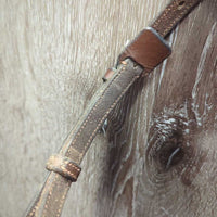 Rsd/Padded Figure 8 Noseband Only, Sheepskin Noseband *vgc, clean, v.mnr rubs, scrapes, residue & scuffs
