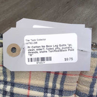 Pr Cotton No Bow Leg Quilts *gc, clean, older?, faded, pilly, puckers, threads, stains

