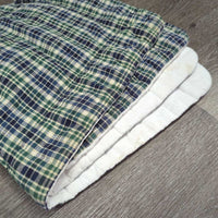 Pr Cotton No Bow Leg Quilts *gc, clean, older, stains, pilly, mnr hair, threads
