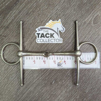 v.Thin Full Cheek Snaffle Bit *xc/vgc, older, clean, mnr stains, peeled?rust
