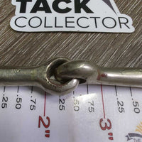 v.Thin Full Cheek Snaffle Bit *xc/vgc, older, clean, mnr stains, peeled?rust
