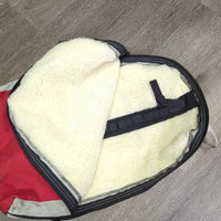 Hvy Cordura Fleece Lined Halter Bag *xc/like new, older, mnr stains
