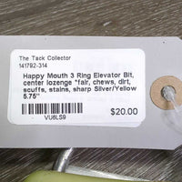 3 Ring Elevator Bit, center lozenge *fair, chews, dirt, scuffs, stains, sharp
