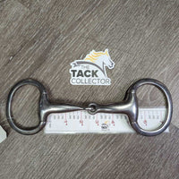 Thick Hollow Mouth Eggbutt Snaffle Bit *vgc, clean, scratches
