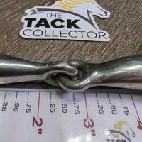 Thick Hollow Mouth Eggbutt Snaffle Bit *vgc, clean, scratches
