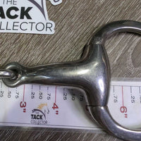 Thick Hollow Mouth Eggbutt Snaffle Bit *vgc, clean, scratches

