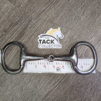 Thick Hollow Mouth Eggbutt Snaffle Bit *vgc, clean, scratches
