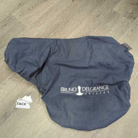 Fleece Lined Nylon Jumper Saddle Cover *vgc/gc, older?, dirt, clumpy, stains, mnr hair, threads

