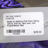 Full Face Slinky, velcro, Pull on *like new, hair
