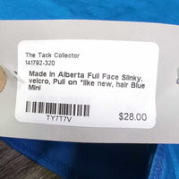 Full Face Slinky, velcro, Pull on *like new, hair
