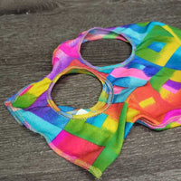Full Face Slinky, velcro, Pull on *like new, hair
