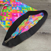 Full Face Slinky, velcro, Pull on *like new, hair
