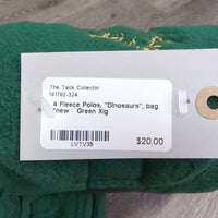 4 Fleece Polos, "Dinosaurs", bag *new
