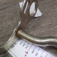 LS Low Port Western Curb Bit *gc, rusty, residue, dirty, older
