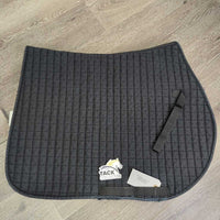Thick Quilt Jumper Saddle Pad *gc/fair, clean, v.faded, thin/holey edges, rubs, pills, hairy
