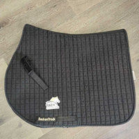Thick Quilt Jumper Saddle Pad *gc/fair, clean, v.faded, thin/holey edges, rubs, pills, hairy
