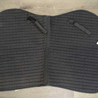 Thick Quilt Jumper Saddle Pad *gc/fair, clean, v.faded, thin/holey edges, rubs, pills, hairy
