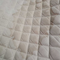 Quilt Jumper Saddle Pad, tabs *gc/fair, older, clean, dingy, stained, pilly
