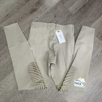 Euro Seat Breeches, grippy knees *gc, mnr discolored seat & legs, marks & edge rubs/pills
