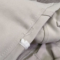 Euro Seat Breeches *gc, seam puckers, seat: discolored, rubs & pilly, undone stitching
