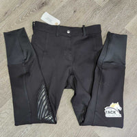Euro Seat Breeches, grippy knees *gc, rubs & pills, holey seam edges, threads
