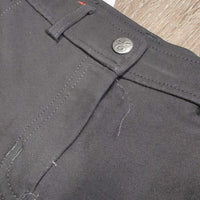 Euro Seat Breeches, grippy knees *gc, rubs & pills, holey seam edges, threads
