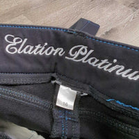 JUNIORS Euro Seat Breeches *vgc, seam puckeres, faded, rubs, linty
