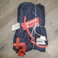 Show Rain Sheet NOT FOR TURNOUT, tail, bag *gc, wpf, dirty, mnr stains, faded, puckers, melted, rust
