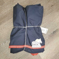 Show Rain Sheet NOT FOR TURNOUT, tail, bag *gc, wpf, dirty, mnr stains, faded, puckers, melted, rust
