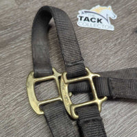 Thick Nylon Halter *gc/fair, v.faded, dirty, rubs, frays, threads, older
