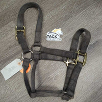 Thick Nylon Halter *gc/fair, v.faded, dirty, rubs, frays, threads, older
