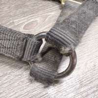 Thick Nylon Halter *gc/fair, v.faded, dirty, rubs, frays, threads, older
