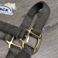 Thick Nylon Halter *gc/fair, v.faded, dirty, rubs, frays, threads, older
