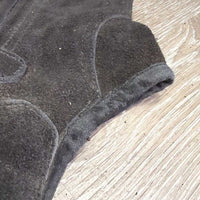 Pr Suede Half Chaps, bag *xc/vgc, mnr dirt, hair, SHEDDING
