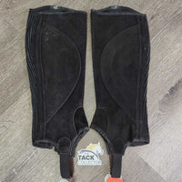 Pr Suede Half Chaps, bag *xc/vgc, mnr dirt, hair, SHEDDING

