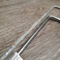 STall Mount Wire Tack Hook *gc/fair, rusty, corroded, bent, stains
