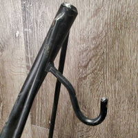 Wall & Stall Mount Metal Saddle Rack, bracket *gc, dirty, scratches, scrapes, mnr rus
