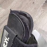 Open Front & Hind Boots, velcro *gc/fair, clean, pilly/frayed edges, scrapes, residue, faded, scratches
