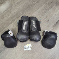 Hind Boots, velcro *vgc/xc, clean, mnr dusty, rubs & scratches
